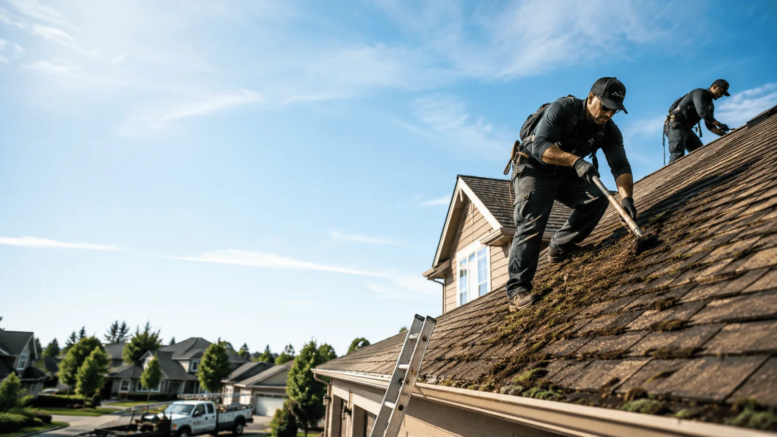 Roof Moss Removal in Hanley Falls, MN near me